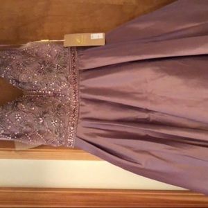 Purple short homecoming dress